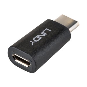 Lindy USB adapter - Micro-USB Type B (F) to USB-C (M)