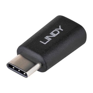 Lindy USB-Adapter - Micro-USB Type B (W) bis USB-C (M)