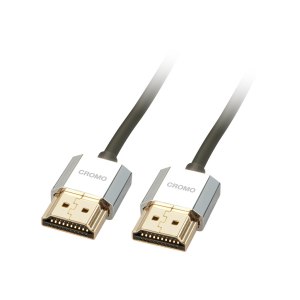 Lindy CROMO Slim High Speed HDMI Cable with Ethernet -...