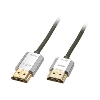 Lindy CROMO Slim High Speed HDMI Cable with Ethernet - HDMI mit Ethernetkabel - HDMI (M)