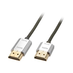 Lindy CROMO Slim High Speed HDMI Cable with Ethernet -...