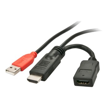 Lindy Stromeinspeisungsadaper - Strom- / Audio- / Videokabel - HDMI, USB (nur Strom)