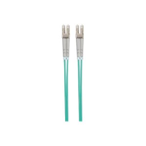 Intellinet Fibre Optic Patch Cable, OM3, LC/LC, 2m, Aqua,...