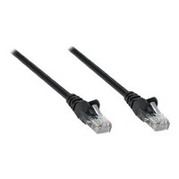 Intellinet Network Patch Cable, Cat6, 0.25m, Black, Copper, S/FTP, LSOH / LSZH, PVC, RJ45, Gold Plated Contacts, Snagless, Booted, Polybag