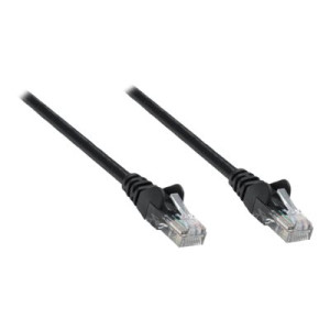 Intellinet Network Patch Cable, Cat6, 1.5m, Black, Copper, S/FTP, LSOH / LSZH, PVC, RJ45, Gold Plated Contacts, Snagless, Booted, Polybag - Patch-Kabel - RJ-45 (M)