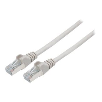 Intellinet Network Patch Cable, Cat6, 20m, Grey, Copper, S/FTP, LSOH / LSZH, PVC, RJ45, Gold Plated Contacts, Snagless, Booted, Polybag