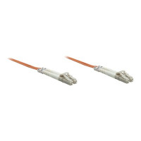 Intellinet Fiber Optic Patch Cable, OM1, LC/LC, 2m, Orange, Duplex, Multimode, 62.5/125 µm, LSZH, Fibre, Lifetime Warranty, Polybag - Patch-Kabel - LC Multi-Mode (M)