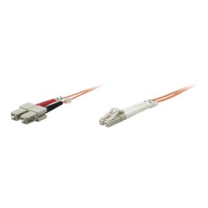 Intellinet Fiber Optic Patch Cable, OM2, LC/SC, 1m,...