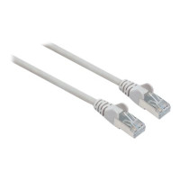 Intellinet Network Patch Cable, Cat6A, 5m, Grey, Copper, S/FTP, LSOH / LSZH, PVC, RJ45, Gold Plated Contacts, Snagless, Booted, Polybag - Patch-Kabel - RJ-45 (M)