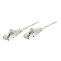 IC Intracom Intellinet Network Patch Cable, Cat5e, 2m, Grey, CCA, SF/UTP, PVC, RJ45, Gold Plated Contacts, Snagless, Booted, Lifetime Warranty, Polybag