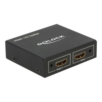 Delock HDMI Splitter 1 x HDMI in > 2 x HDMI out 4K