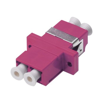 DIGITUS LC / LC Duplex Coupler, OM4,  color pink