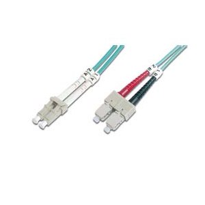 DIGITUS Fiber Optic Multimode Patch Cord, OM4, LC / SC