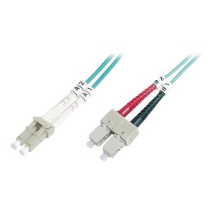 DIGITUS Fiber Optic Multimode Patch Cord, OM4, LC / SC