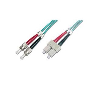 DIGITUS Fiber Optic Multimode Patch Cord, OM 3, ST / SC