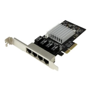 StarTech.com 4 Port PCI Express Gigabit Ethernet Netzwerkkarte