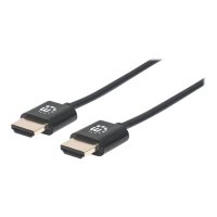 Manhattan HDMI Cable with Ethernet (Ultra Thin), 4K@60Hz (Premium High Speed)