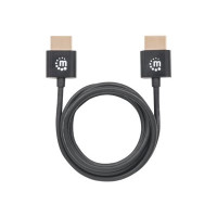 Manhattan HDMI Cable with Ethernet (Ultra Thin), 4K@60Hz (Premium High Speed)