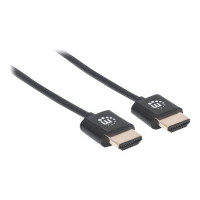 Manhattan HDMI Cable with Ethernet (Ultra Thin), 4K@60Hz (Premium High Speed)