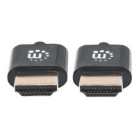 Manhattan HDMI Cable with Ethernet (Ultra Thin), 4K@60Hz (Premium High Speed)