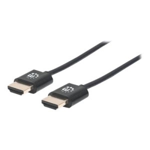 Manhattan HDMI Cable with Ethernet (Ultra Thin), 4K@60Hz...