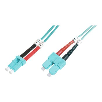 DIGITUS Fiber Optic Multimode Patch Cord, OM 3, LC / SC