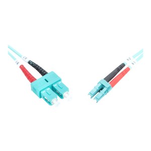 DIGITUS Fiber Optic Multimode Patch Cord, OM 3, LC / SC