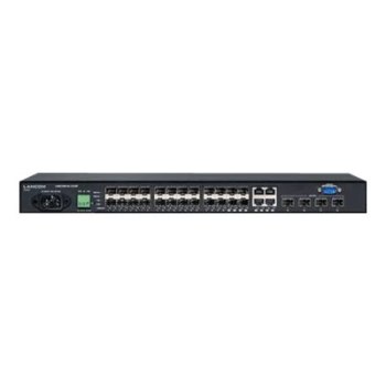 Lancom GS-2328F - Switch - managed - 20 x Gigabit SFP + 4 x 1 Gigabit / 10 Gigabit SFP+ + 4 x Combo Gigabit Ethernet/Gigabit SFP