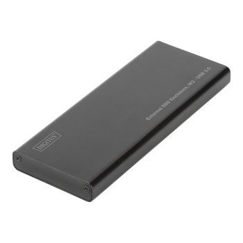 DIGITUS DA-71111 - Alloggiamento SSD - SATA - 6 Gbit/s - Collegamento del dispositivo USB - Nero