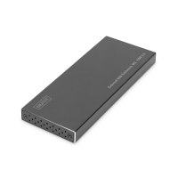 DIGITUS DA-71111 - Alloggiamento SSD - SATA - 6 Gbit/s - Collegamento del dispositivo USB - Nero