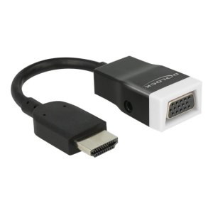 Delock Adapter HDMI-A Stecker > VGA Buchse mit Audio
