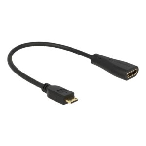 Delock HDMI mit Ethernetkabel - mini HDMI (M)