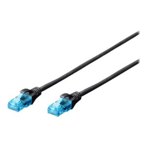 DIGITUS DK-1512-100/BL - 10 m - Cat5e - U/UTP (UTP) - RJ-45 - RJ-45