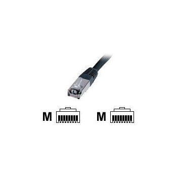 DIGITUS Patch Cable - SFTP - CAT5E - 3M - black - 3 m - Nero