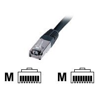 DIGITUS Patch Cable - SFTP - CAT5E - 3M - black - 3 m - Nero