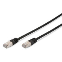 DIGITUS Patch Cable - SFTP - CAT5E - 3M - black - 3 m - Nero