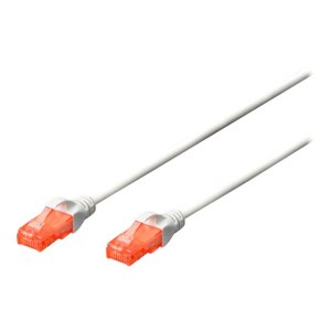 DIGITUS DK-1617-005/WH - 0,5 m - Cat6 - U/UTP (UTP) -...