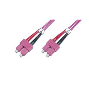 DIGITUS Fiber Optic Multimode Patch Cord, OM4, SC / SC