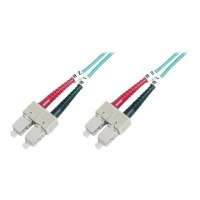 DIGITUS Fiber Optic Multimode Patch Cord, OM4, SC / SC