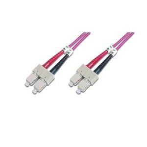 DIGITUS Fiber Optic Multimode Patch Cord, OM4, SC / SC