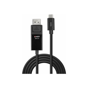 Lindy 2m USB Typ C an DP 4K60 Adapterkabel mit HDR -...