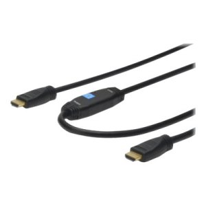 DIGITUS HDMI High Speed connection cable with Ethernet and signal amplifier