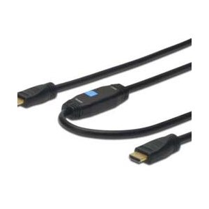 DIGITUS HDMI A /M 15.0m - 15 m - HDMI tipo A (Standard) - HDMI tipo A (Standard) - 1920 x 1080 Pixel - Nero