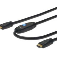 DIGITUS HDMI A /M 15.0m - 15 m - HDMI tipo A (Standard) - HDMI tipo A (Standard) - 1920 x 1080 Pixel - Nero