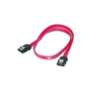 DIGITUS 2x SATA 7-pin - 0.3 m - 0,3 m - SATA I - SATA 7-pin - SATA 7-pin - Femmina/Femmina - Nero - Rosso