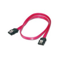 DIGITUS 2x SATA 7-pin - 0.3 m - 0,3 m - SATA I - SATA 7-pin - SATA 7-pin - Femmina/Femmina - Nero - Rosso