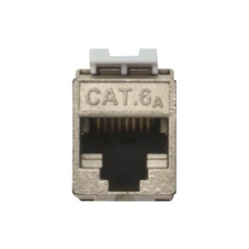 DIGITUS Cat. 6A keystone module, shielded with intelligent cable manager