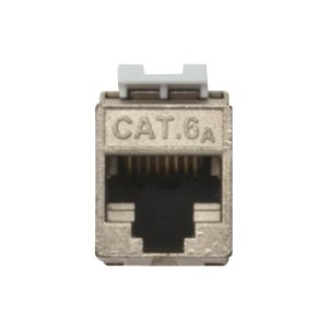 DIGITUS CAT 6A Keystone Modul, geschirmt mit intelligentem Kabelmanager