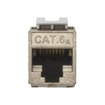 DIGITUS CAT 6A Keystone Modul, geschirmt mit intelligentem Kabelmanager, Set (24 Stück)