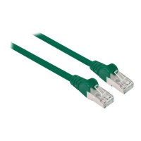 Intellinet Network Patch Cable, Cat7 Cable/Cat6A Plugs, 0.25m, Green, Copper, S/FTP, LSOH / LSZH, PVC, RJ45, Gold Plated Contacts, Snagless, Booted, Polybag - Netzwerkkabel - RJ-45 (M)